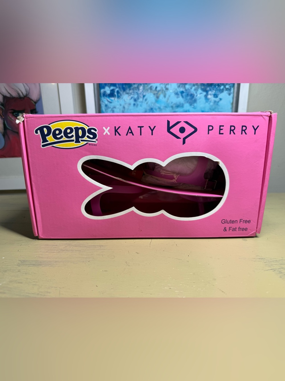 Katy Perry Collections Pink “Peeps” Sandal Flats Flip-Flops